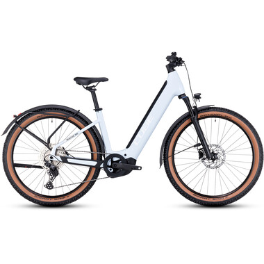 Bicicleta todocamino eléctrica CUBE REACTION HYBRID PRO 500 ALLROAD WAVE Blanco 2023 0